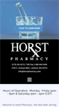 Mobile Screenshot of horstpharmacy.com